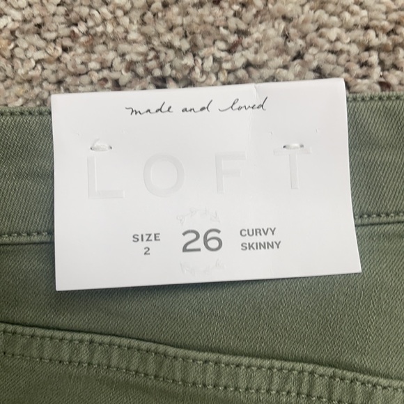 NWT Loft Curvy Skinny jeans size 26 - Picture 5 of 9